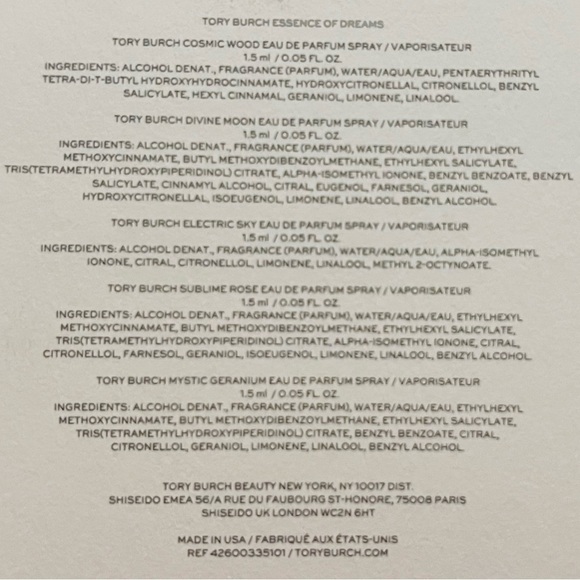 SAMPLES + Tory Burch Discovery Set - Picture 7 of 7